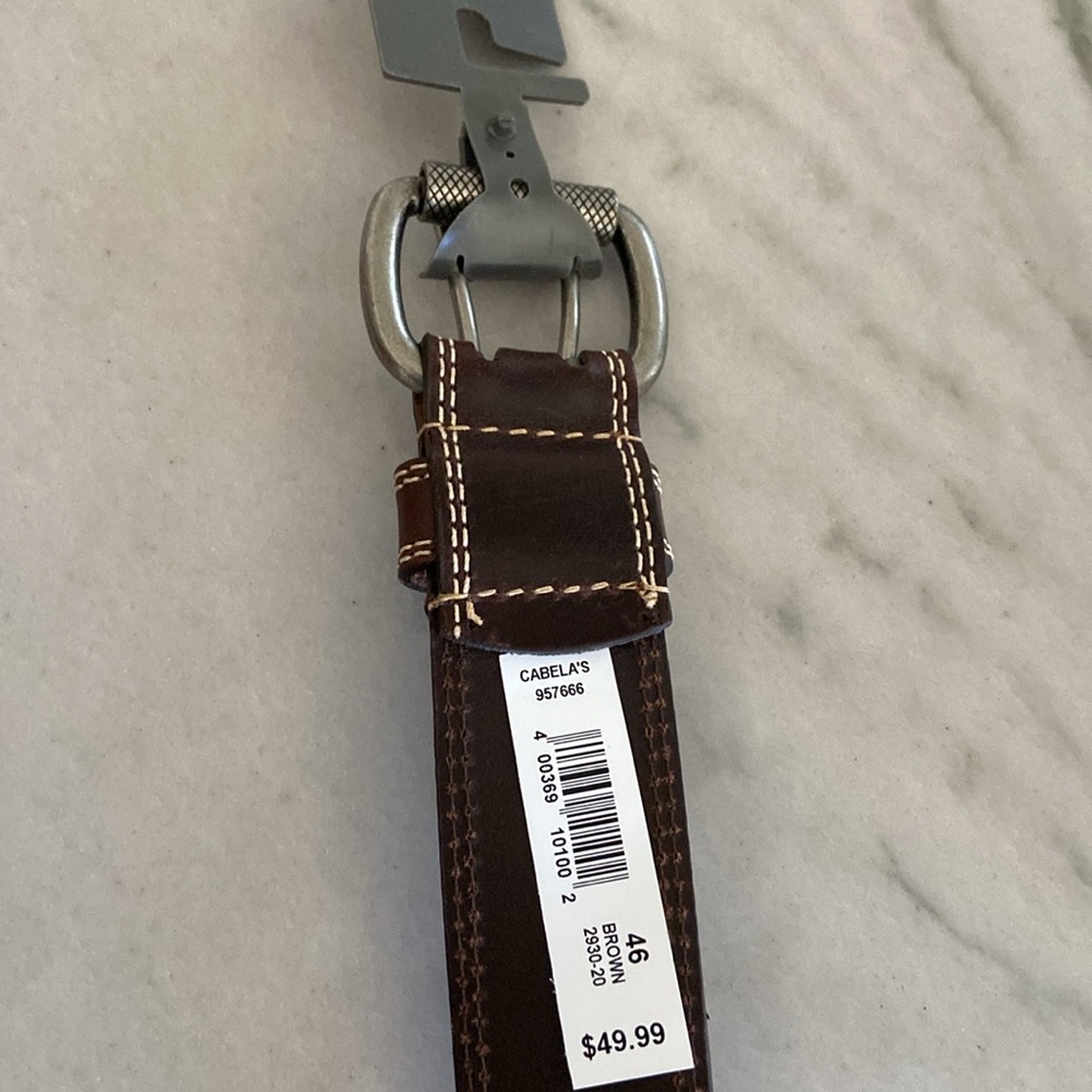 Cabela’s NWT Men’s Italian Full Grain Bullhide Roughneck Belt